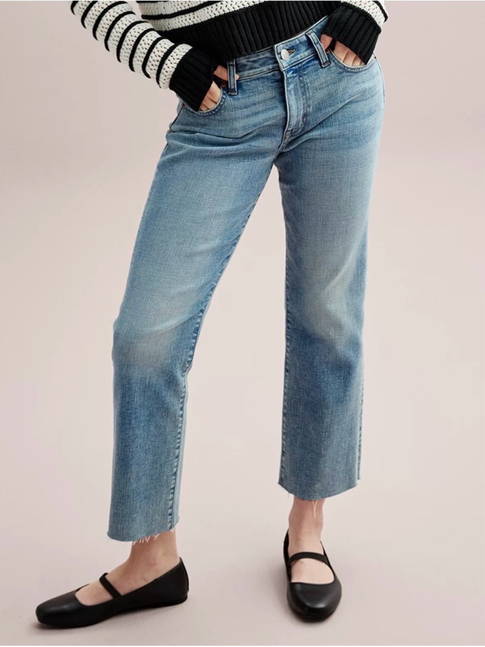 Classic Light Blue Straight-Leg Women's Jeans